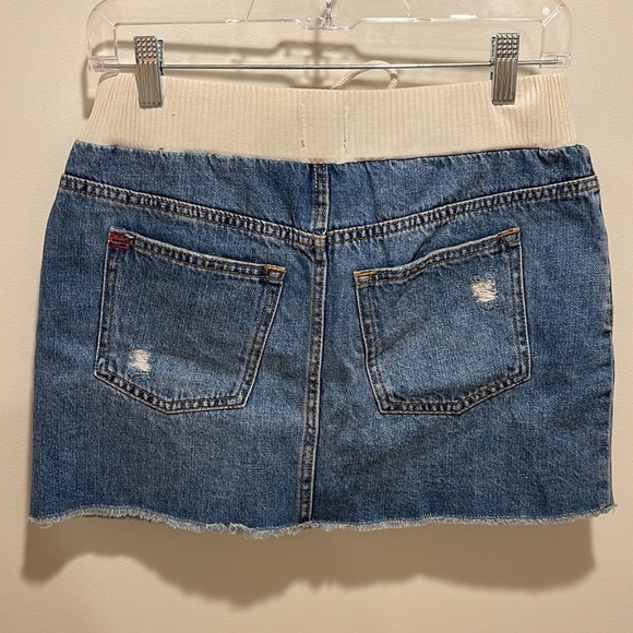 NWT BDG Urban Outfitters Distressed Denim Drawstring Skirt Y2K 90s - Picture 5 of 9